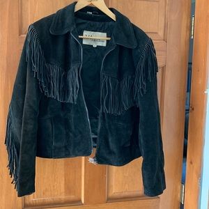Vintage Wilson Leather suede fringed jacket